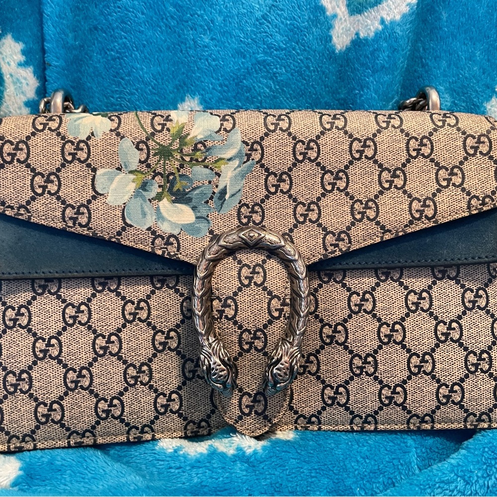 Gucci Dionysus GG Bloom Print Coated Canvas Bag